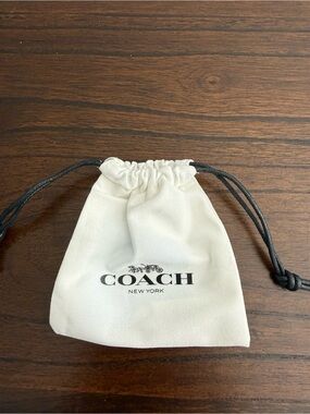 Coach charm bracelet gold and dainty NWT